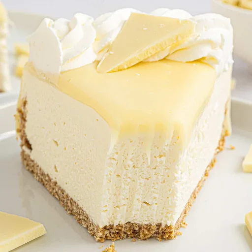 Tarta de Queso con Chocolate Blanco sin Horno
