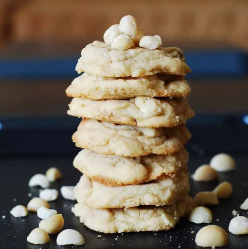 White Chocolate Chip Macadamia Nut Cookies