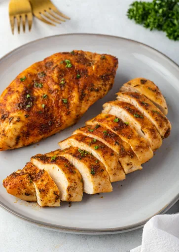 Pechuga de pollo en freidora de aire