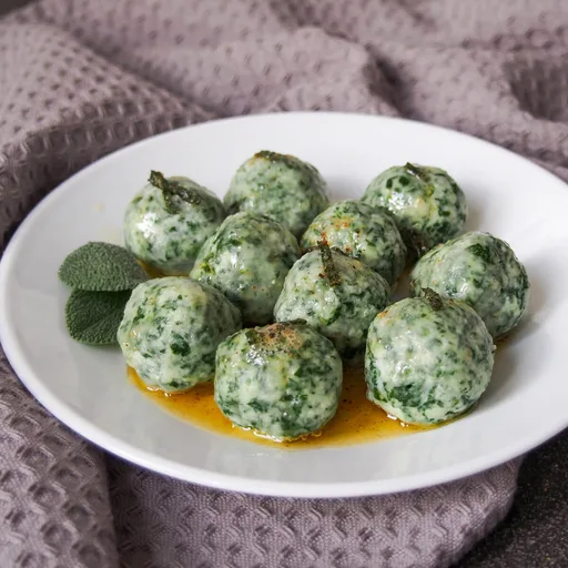 Ricotta and spinach gnudi