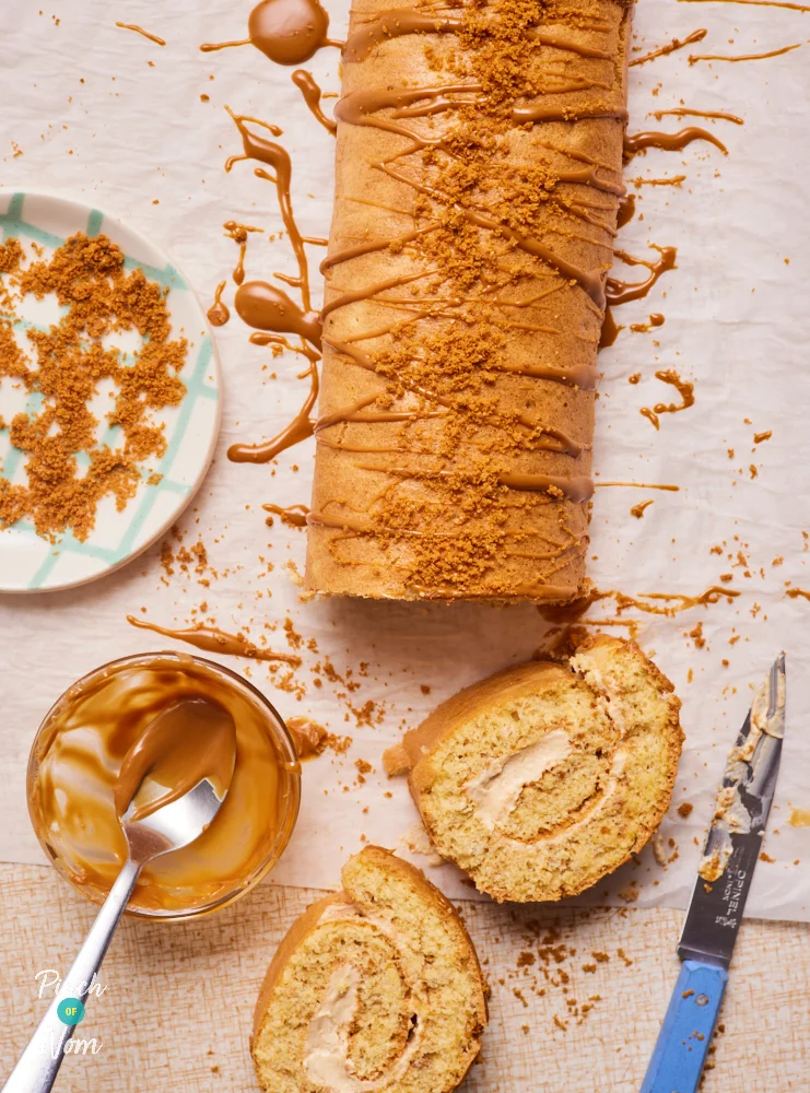 Biscoff Swiss Roll | Slimming & Weight Watchers Friendly