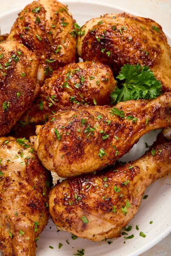 Muslos de pollo en freidora de aire