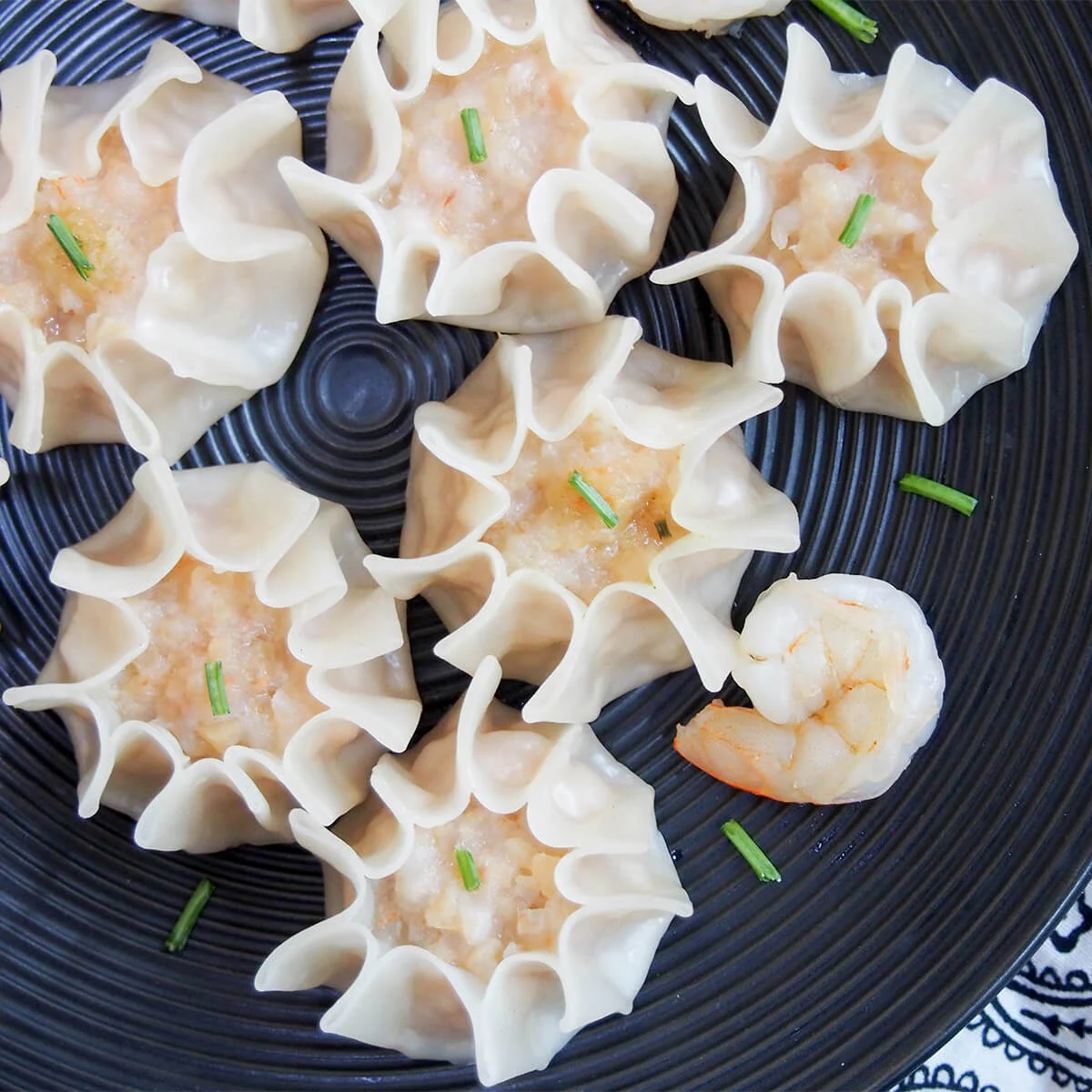 Shumai de langostinos