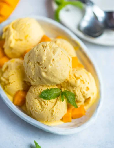 Helado de mango