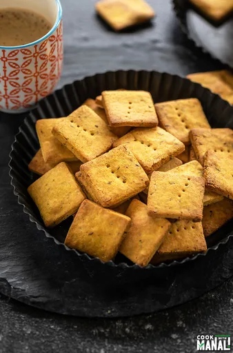 Baked Besan Papdi