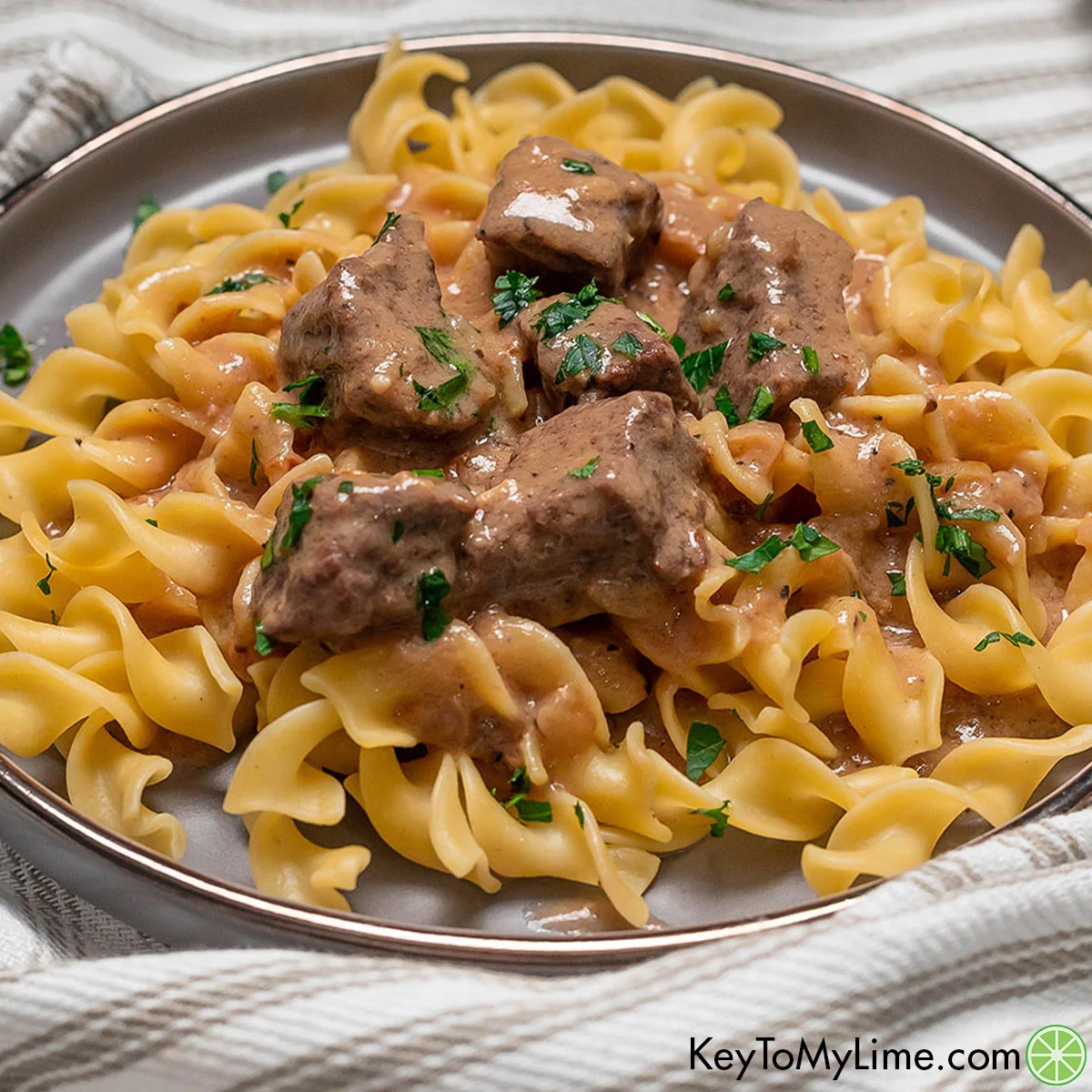 BEST Crockpot Beef Tips Recipe