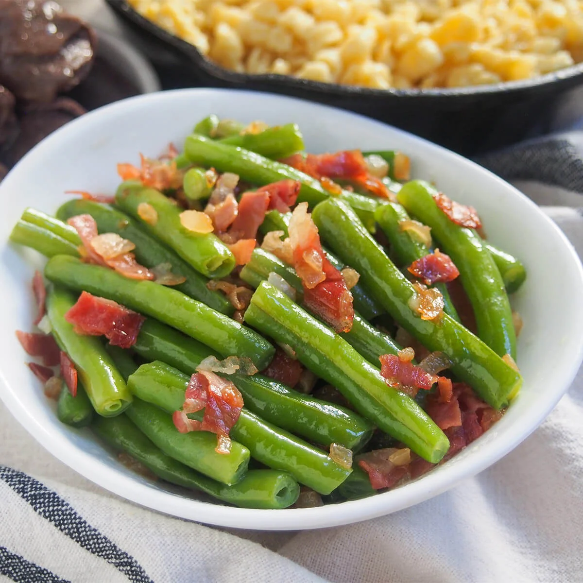Speckbohnen (German green beans)