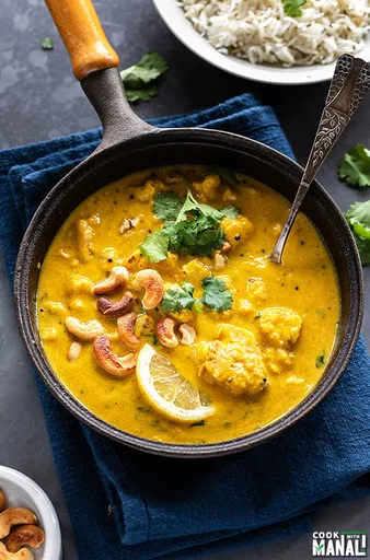 Cauliflower Cashew Mango Curry