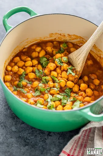 Chana Masala (con garbanzos crudos)