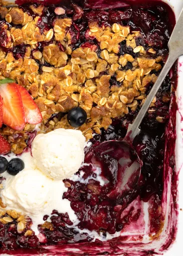 Mixed Berry Crumble