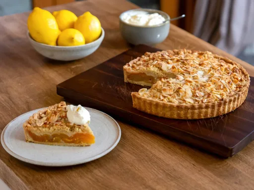 Tom Kerridge's Apricot Crumble Tart