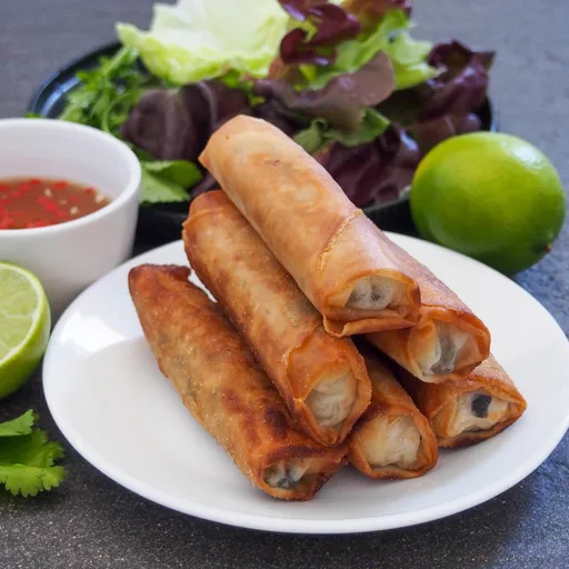 Rollitos de primavera fritos vietnamitas - cha gio