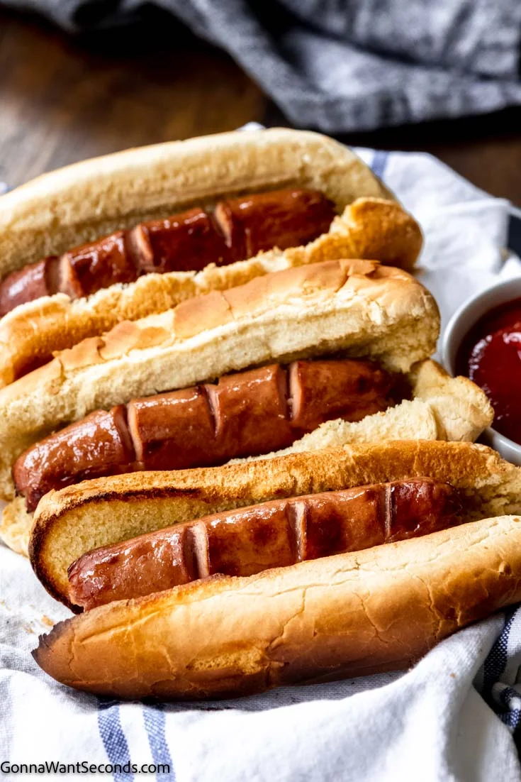 Air Fryer Hot Dogs