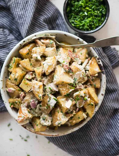 Ensalada de patata asada