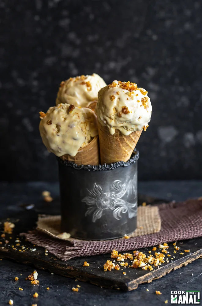 Indian Butterscotch Ice Cream