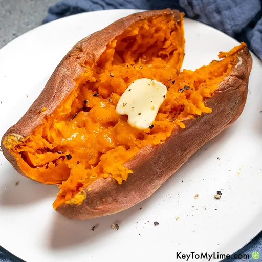 Receta de boniato al microondas en 6 minutos