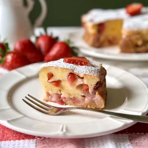 Easy Italian Strawberry Mascarpone Cake