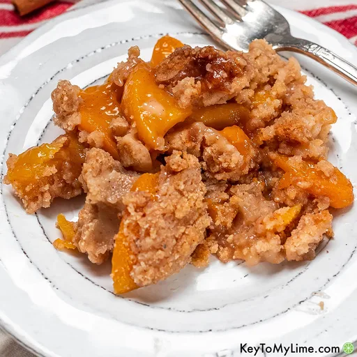 BEST Peach Crumble Recipe