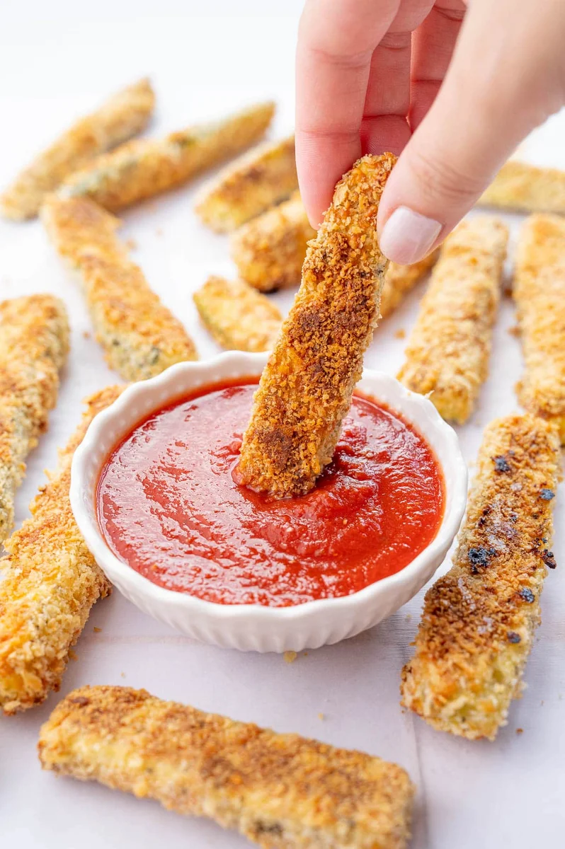 Zucchini Fries (baked, air fryer, stovetop)