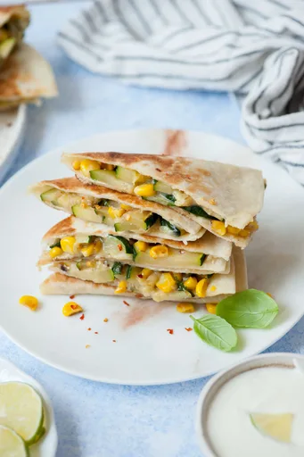 Zucchini quesadilla