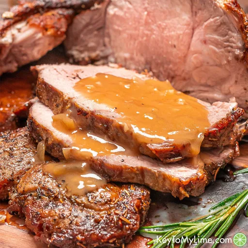 BEST Pork Ribeye Roast Recipe with Pan Gravy