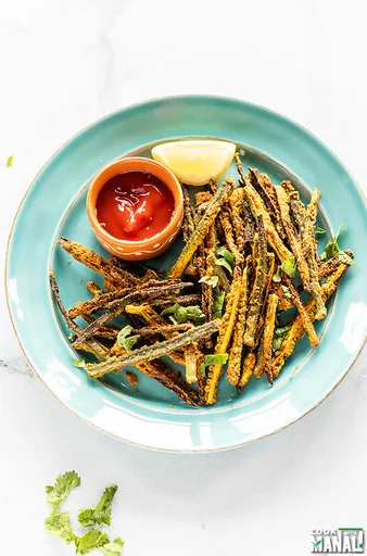 Tandoori okra (Tandoori Bhindi)