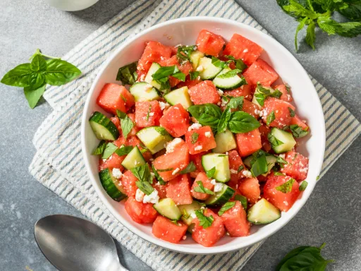 Watermelon-Cucumber Salad