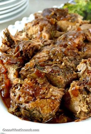 Solomillo de cerdo en olla de cocción lenta