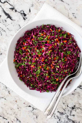 Asian Red Cabbage Slaw