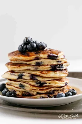 Blueberry Ricotta Pancakes