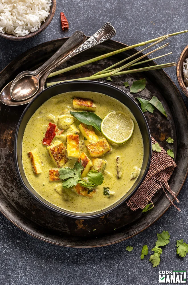 Paneer Lemongrass Coconut Curry