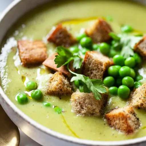 5-ingredient Vegan Pea Soup