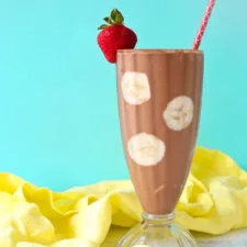 Batido estilo banana split