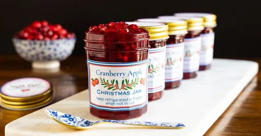 Cranberry Apple Christmas Jam