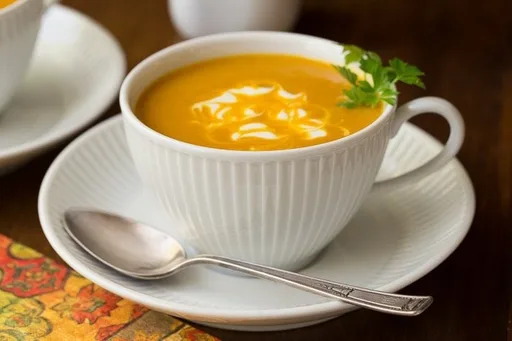 Easy Roasted Pumpkin Coconut Curry Soup