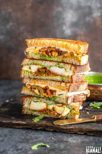 Sándwich de Paneer Tandoori Ahumado
