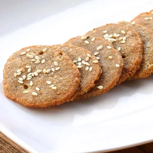 Galletas saladas integrales de queso azul