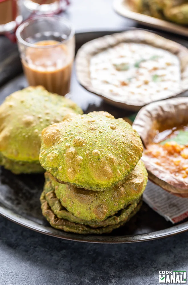 Spinach Puri