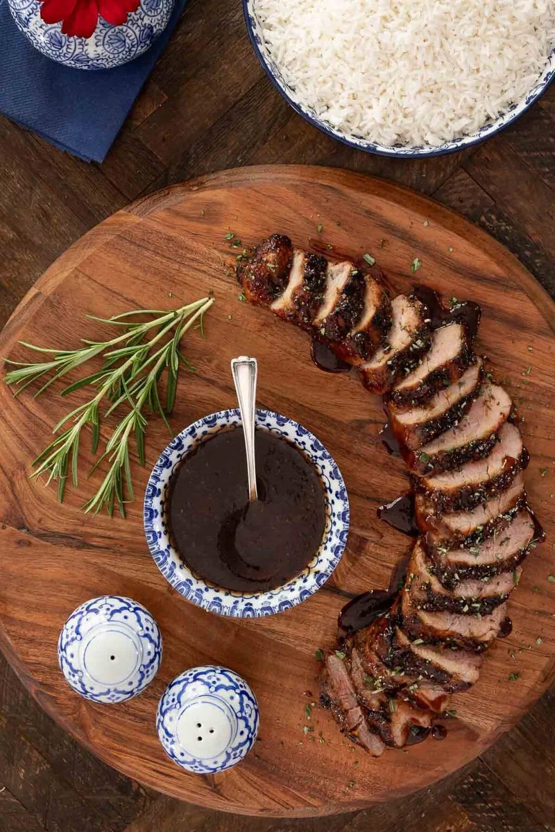 Balsamic Fig Grilled Pork Tenderloin (Easy, Juicy and Flavor-Packed!)