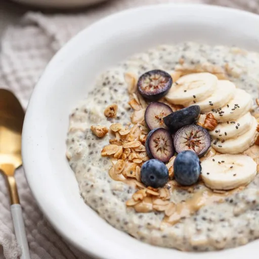 Gachas de avena proteicas sin lácteos
