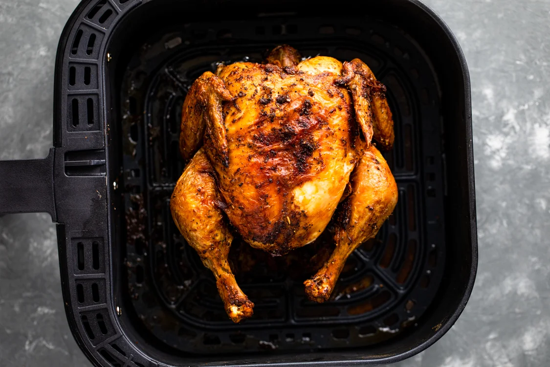 Air Fryer Whole Roast Chicken (Juicy and Tender!)