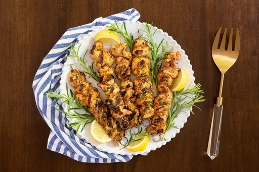 Grilled Italian Chicken Skewers