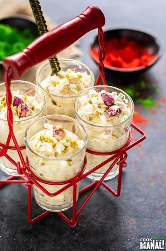 White Chocolate Thandai Mousse