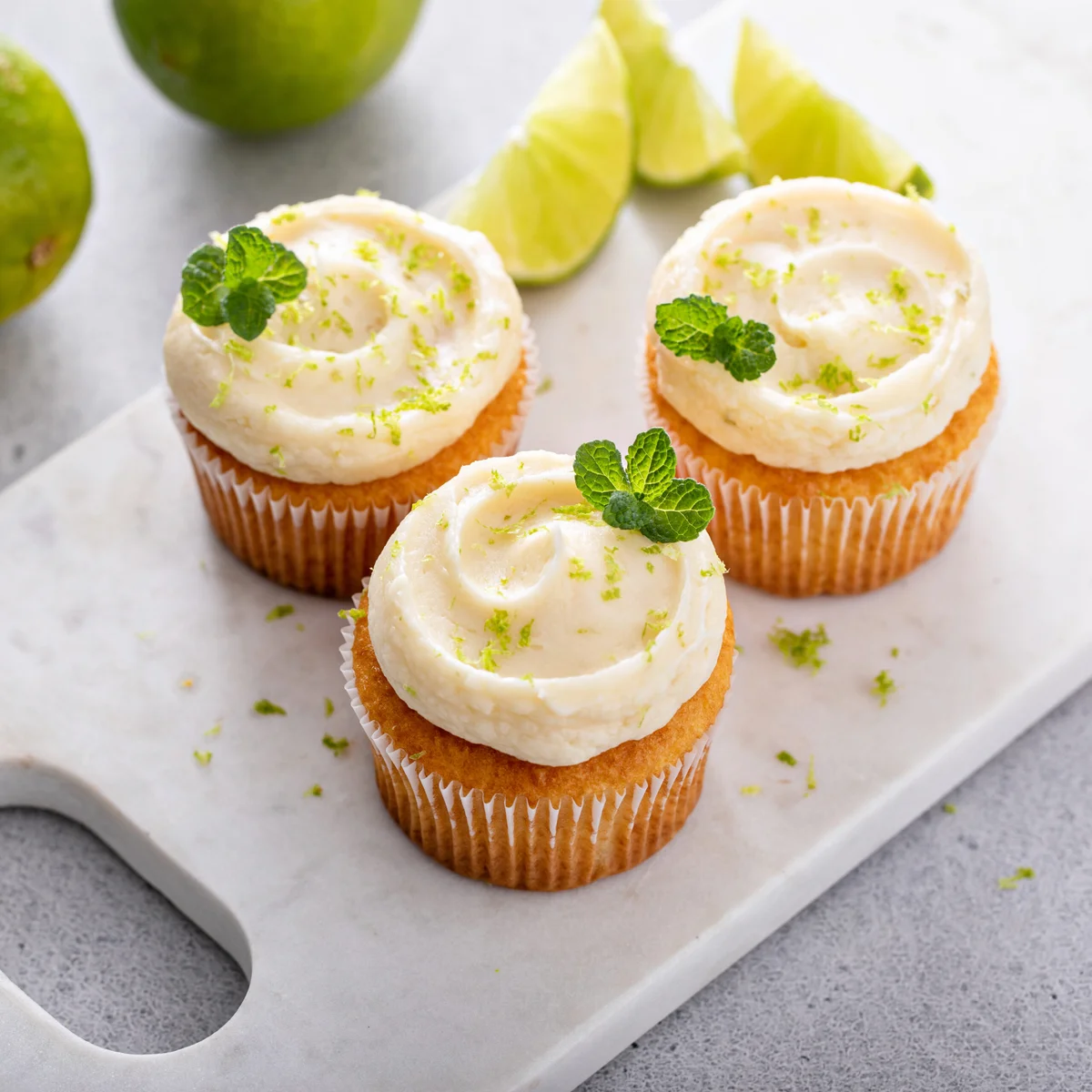 Homemade Coconut Lime Cupcakes