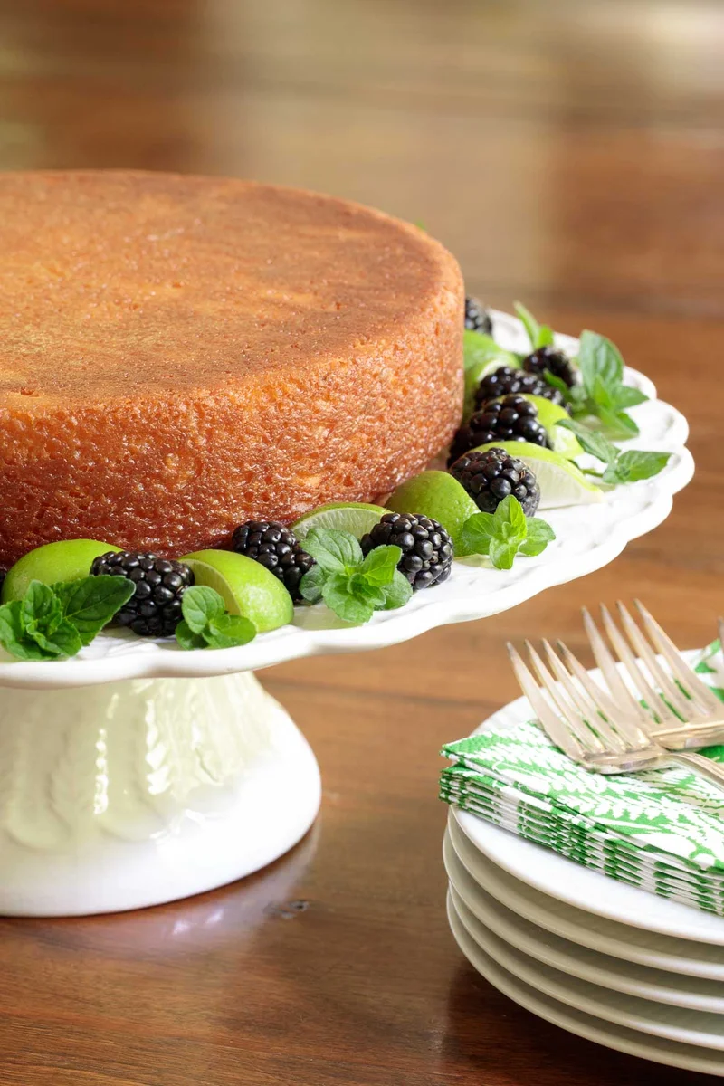Key Lime Coconut Yogurt Cake