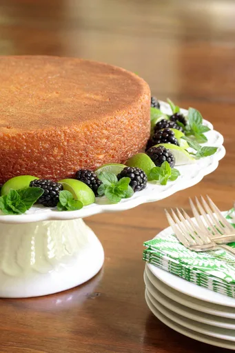Key Lime Coconut Yogurt Cake