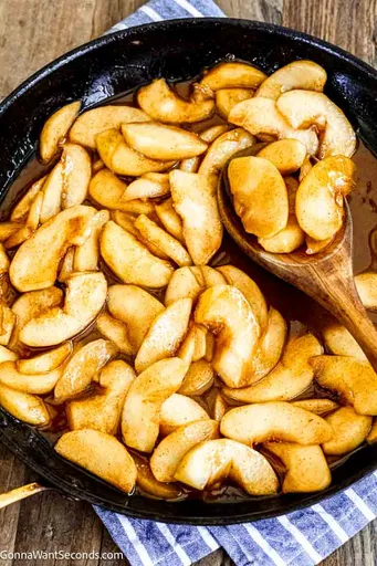 Manzanas fritas al estilo Cracker Barrel
