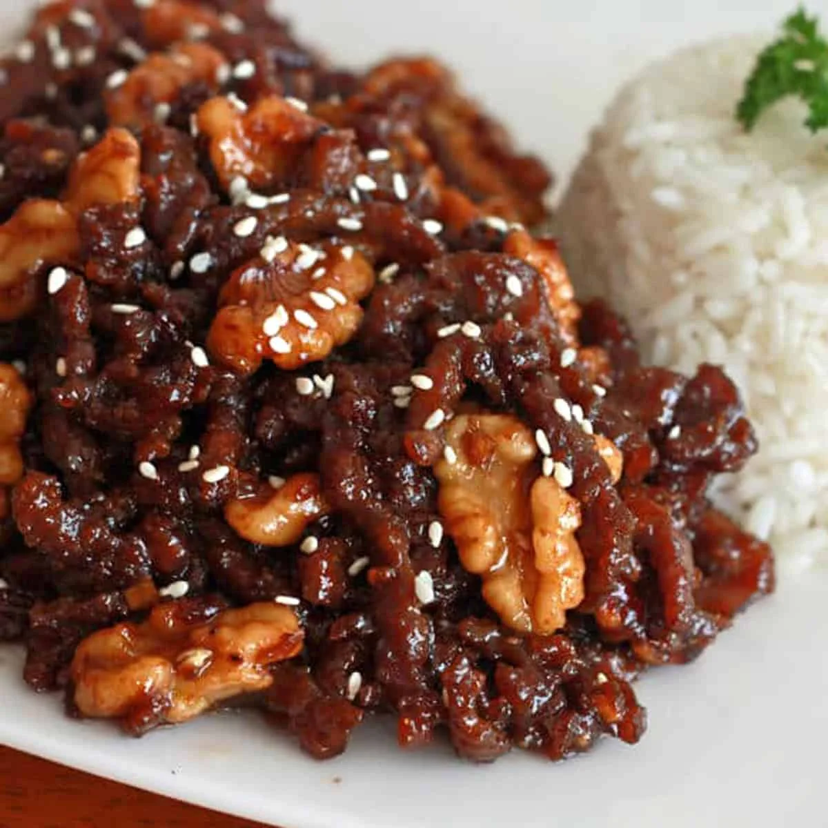 Honey Glazed Beef