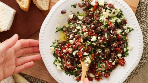 Aperitivo Fácil con Queso Feta
