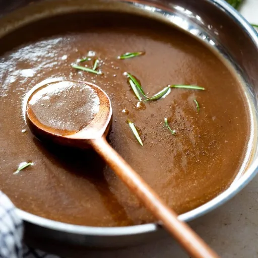 Salsa de cebolla vegana fácil